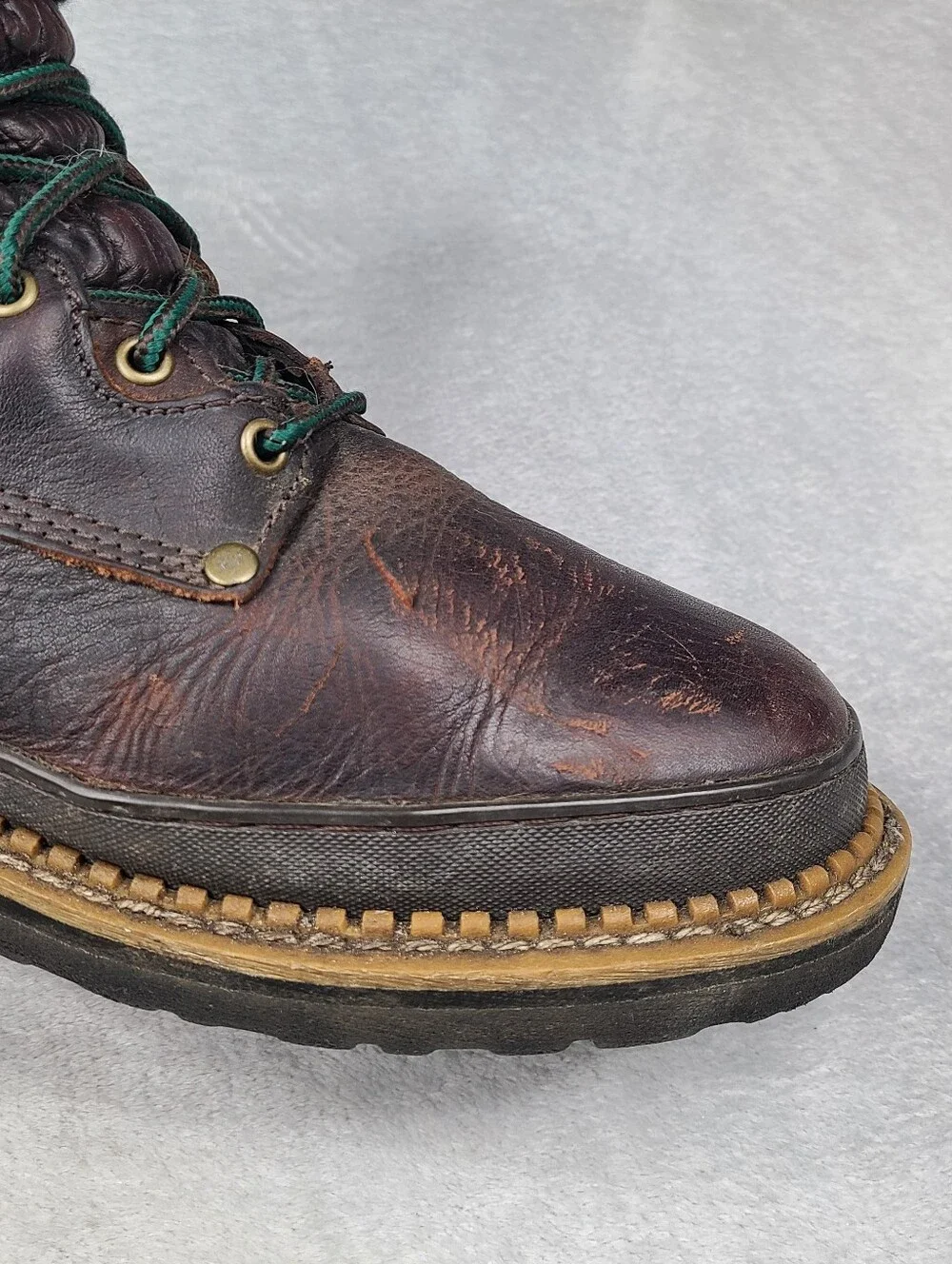 Georgia Boot Men's Work Boots Size 12 M Brown Leather 8